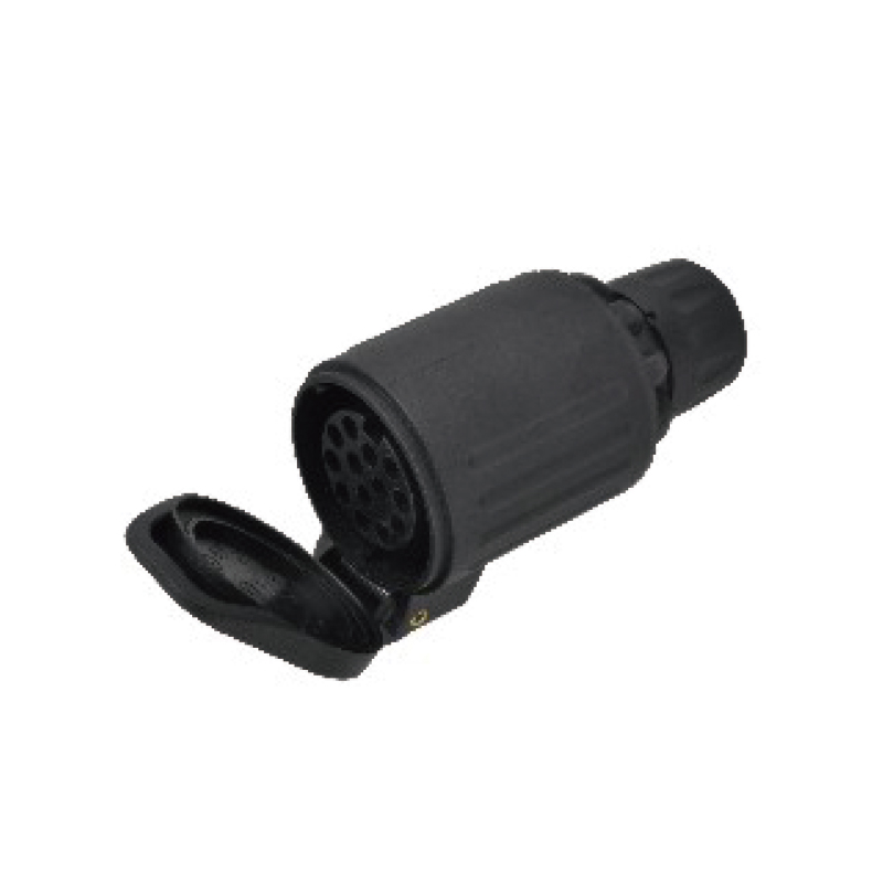 13- Pinová malá okrúhla zásuvka JH007-E