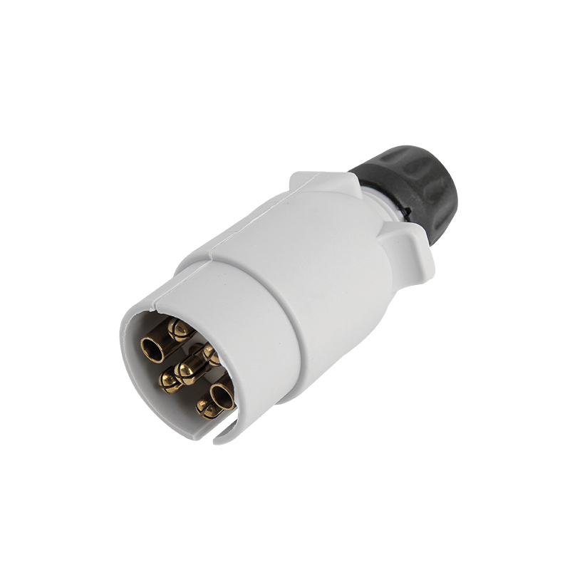 7-kolíková veľká okrúhla zástrčka, typ S JH014-B