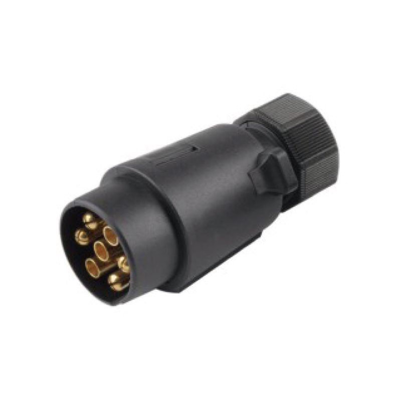 7-kolíková veľká okrúhla zástrčka, typ N JH014-C