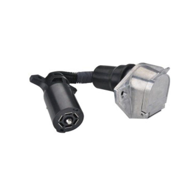 12V Plastová zástrčka s 24V kovovou zástrčkou JH084